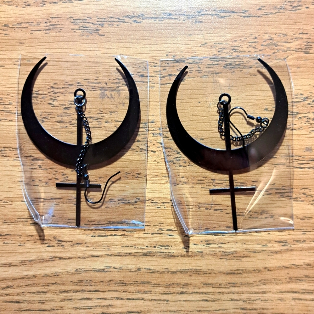 NEW Moon Witch Earrings